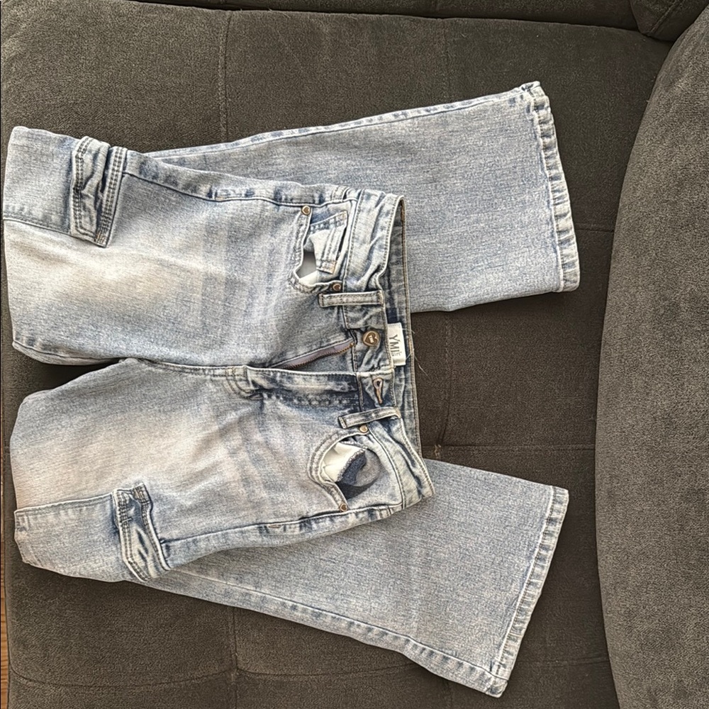 YMI Kids Light Blue Wide Leg Jeans